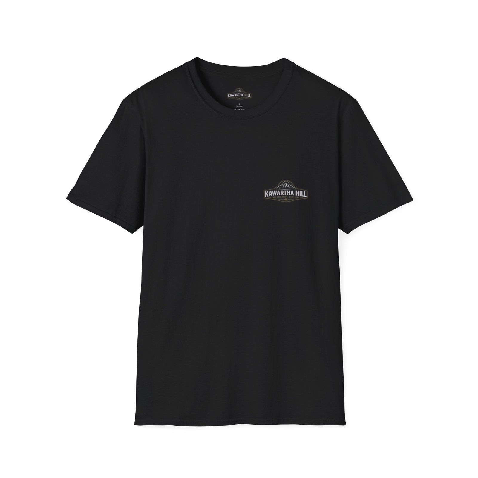Kawartha Hill Investigative Services Graphic Tee Black - Image 2